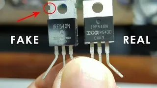 Real vs Fake MOSFET | How to identify a Fake Transistor? | MOSFET Test