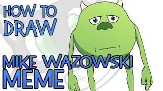 How To Draw Mike Wazowski Meme (Sulley face swap meme)