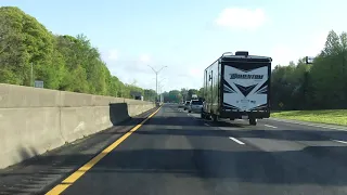 Interstate 77 - North Carolina (Exits 1 to 9) northbound