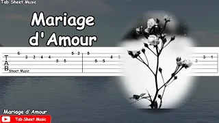 Mariage d'Amour (Paul de Senneville) - Guitar Tutorial | TAB