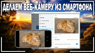 Веб камера из ТЕЛЕФОНА. Как сделать вебку с телефона на ПК?