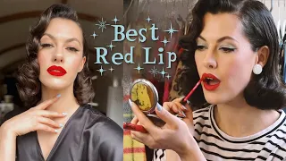 My Favourite Red Lipsticks⎢VINTAGE TIPS & TRICKS