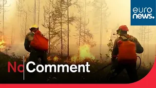 Forest fires burn out of control in Russia's Arctic region