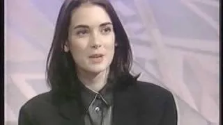 Winona Ryder 1991 UK TV interview