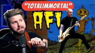 AFI used to sound like THIS??! Bass Teacher REACTS to “Totalimmortal”
