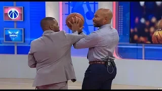 GameTime - Derek Fisher shows how James Harden mastered drawing fouls | January 16, 2019