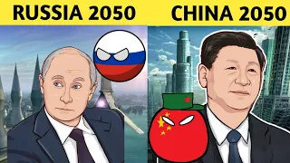 Russia 2050 vs China 2050 Economy Comparison | Russia vs China 2050 - Country Comparison