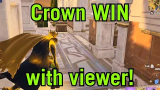 Fortnite CROWN WIN with VIEWER ... and the end is EPIC!