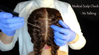 ASMR Sleep-Inducing Scalp Check with Medical Instruments (No Talking)