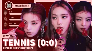 ITZY - TENNIS (0:0) (Line Distribution)