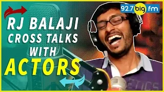 Rj Balaji Cross Talks With Actors