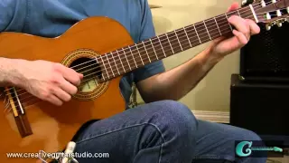 FINGERSTYLE GUITAR: Three Finger Roll Technique