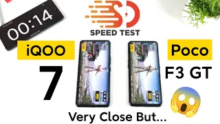 iQOO 7 vs Poco F3 GT Speedtest Comparison After Android 12 Update 🔥🔥🔥