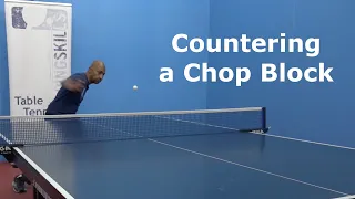 Countering a Chop Block | PingSkills | Table Tennis