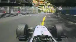 Kimi Raikkonen Pole lap onboard Monaco 2005