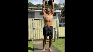 Day 287 FitPro Hawaii Workout-Double 24 kg. Kettlebell Compound Exercises-February 28, 2021,10:54 am