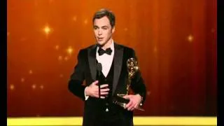 Jim Parsons acceptance speech Emmy awards 2011 Best Comedy Actor