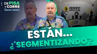 Candidato a la alcaldía de San Pedro Garza García se disgusta por una pregunta