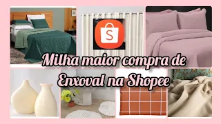 MINHA MAIOR COMPRA NA SHOPEE DE ENXOVAL E DECORAÇÃO#comprasnashopee#enxoval#decoração#shopee#decor