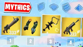 I Only Used Fortnite's *NEW* MYTHICS