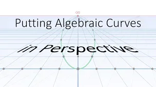 Putting Algebraic Curves in Perspective