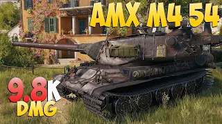 AMX M4 54 - 8 Kills 9.8K DMG - Natural! - World Of Tanks