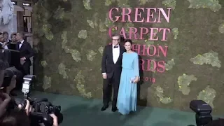 Colin Firth, Armie Hammer and more on the red carpet for the Green Carpet Fashion Awards in Milan