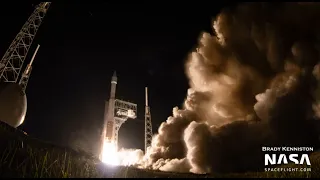 Atlas V Solar Orbiter launch - Remote Camera Video Slow Mo