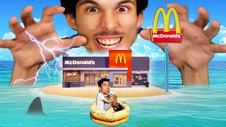 DISPERSO SU UN' ISOLA con UN FAST FOOD CHE APPARE SOLO DI NOTTE! | Manny's