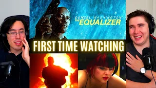 REACTING to *The Equalizer (2014)* DENZEL IS AWESOME!!! (First Time Watching) Action Movies