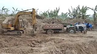 Excavator is bad situation moment.