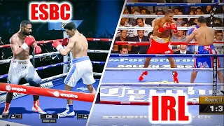 Esports Boxing Club VS Real Life Boxing - Side by Side Comparison (ESBC / IRL)