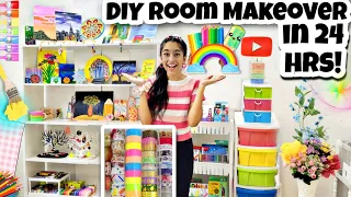 DIY Room Makeover in 24 Hours!!!🎀😍🦋 | *DIY Room Tour*🥳 | Riya's Amazing World