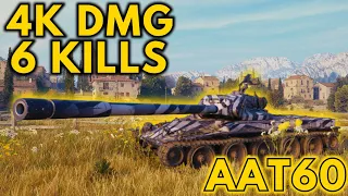 World of Tanks - AAT60 - 4K DMG|6 KILLS