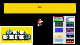 ニュースーパーマリオブラザーズU 10スキン BGM  スーパーマリオメーカー 2【Super Mario Maker2】