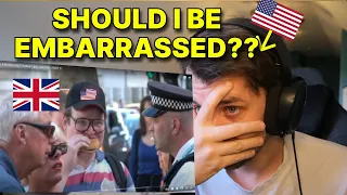 American reacts to Obnoxious American Tourist in Britain