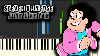 Steven Universe - Love Like You - [Piano Tutorial] (Synthesia) (Download MIDI + PDF Scores)