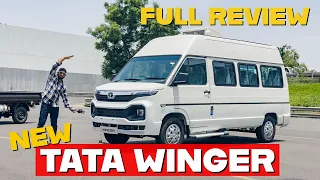 New Tata winger bs6 phase 2 obd | walkaround and review of Maharaja seats comfort @tatamotors