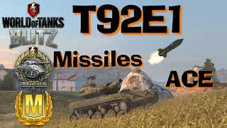 WOT Blitz T92E1 4.8k Damage 5 Kills // Mastery Gameplay