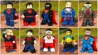 Top 15 Alternate Versions of Superman in LEGO DC Super-Villains!