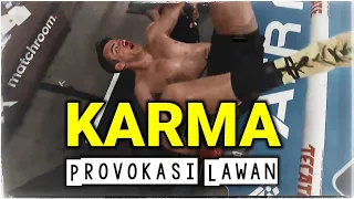 SALING MENJATUHKAN🥊🥊 KARMA PDTARUNG AROGAN K'O KEJAM.