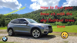 How to flash your BMW X3 with XHP Flashtool! (Transmission Flash)