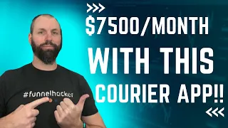 $7500 A Month With This Independent Courier App!! #medicalcourier #courier #sidehustle