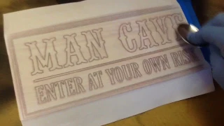 Lazer printer to wood tutorial