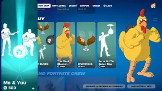 Me & You + Family Guy Chicken | Fortnite Item Shop 3-22-2024