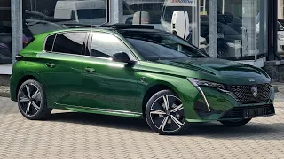 Peugeot 308 GT 1.2 PureTech 130 EAT8 Olivine Green - Cielo Panoramic Glass Roof With Interior Blind