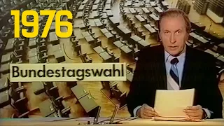 ARD Tagesschau zur Bundestagswahl '76 (03.10.1976)