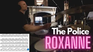 The Police - 'ROXANNE' | Drum Cover | Drum Lesson & Drumeo Transcription