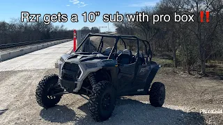 2021 POLARIS RZR 1000 GETS A SOUND SYSTEM!