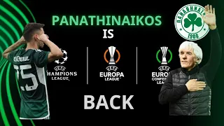 PANATHINAIKOS IS BACK